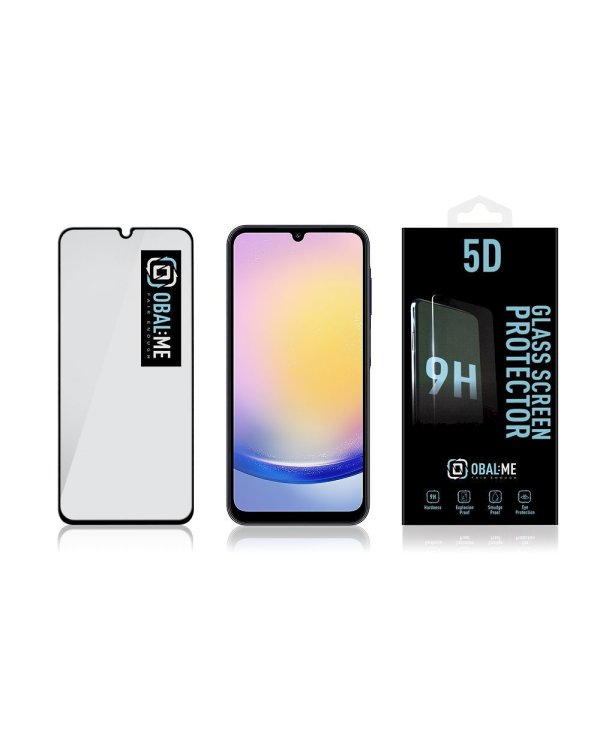 Дополнительное изображение книги «OBAL:ME 5D Glass Screen Protector Защитное стекло для Samsung Galaxy A25 5G / чёрный»