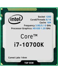 CPU Intel Core i7-10700K 3,8GHz / 16MB / LGA1200 / Tray