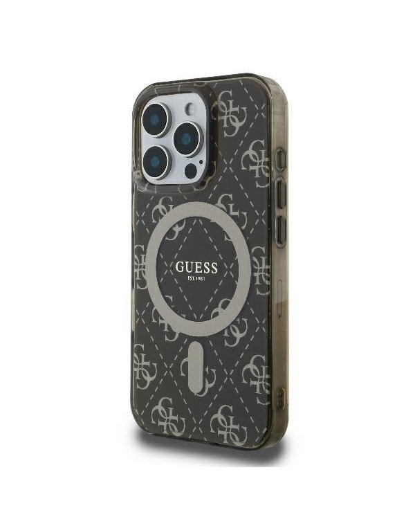 Guess IML 4G Background MagSafe Защитный Чехол для Apple iPhone 16 Pro Max