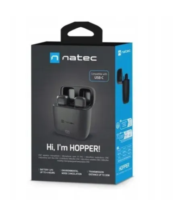 Natec Hopper NMI-2253 Микрофон с беспроводным приемником 3.5mm
