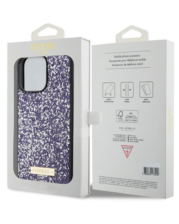 Дополнительное изображение книги «Guess Rhinestone Metal Logo Case Защитный Чехол для Apple iPhone 15 Pro Max»
