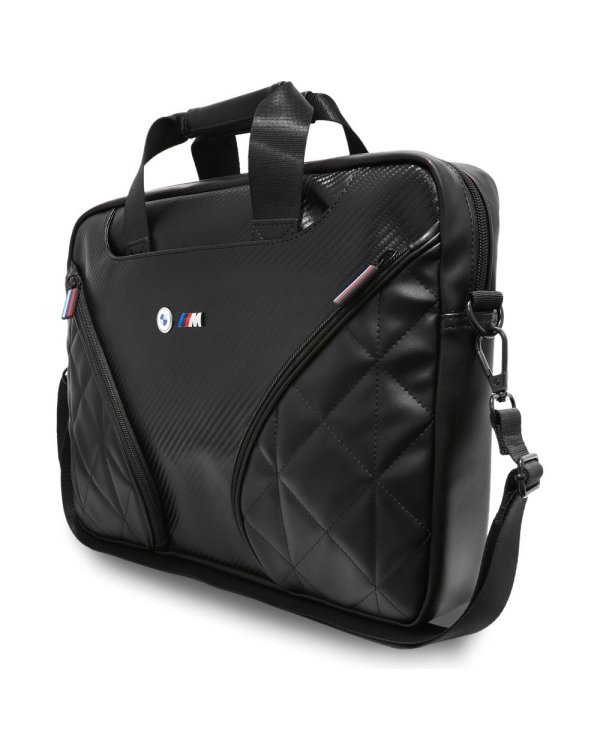 Дополнительное изображение книги «BMW Carbon Pockets & Metal Logo 16" Сумка Для Ноутбука Black»