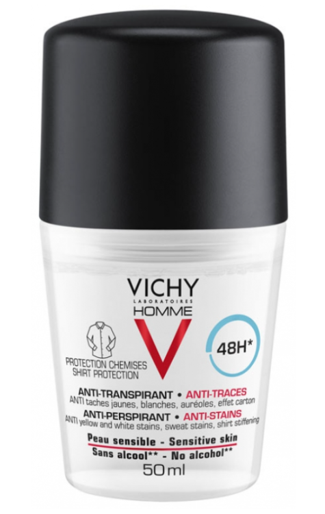 Vichy Homme 48H Антиперспирант Против Пятен 50ml