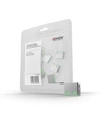 Lindy 40621 USB Type A Набор блокираторов порта 10pcs / зелёный