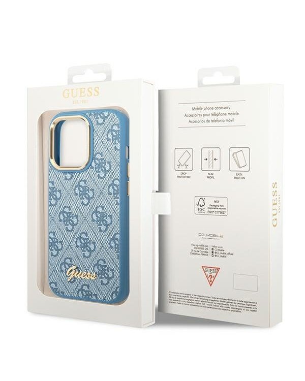Guess GUHCP14XHG4SHB Чехол для Apple iPhone 14 Pro Max