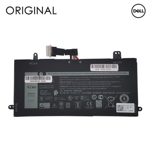 Оригинальная аккумуляторная батарея J0PGR для портативного компьютера Dell 5250mAh