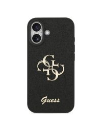 Guess PU Fixed Glitter 4G Metal Logo Case Чехол для Apple iPhone 17