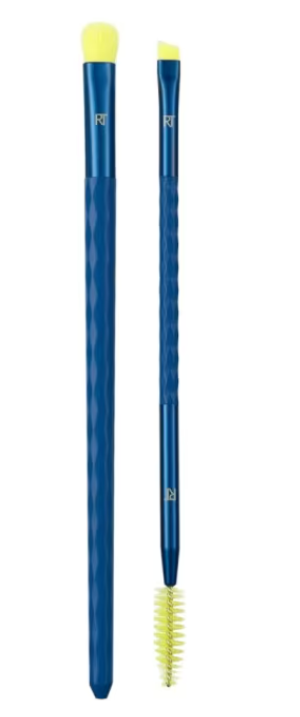 Real Techniques Prism Glo Тени для век + Brow Duo Кисть для глаз Набор