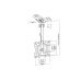 Multibrackets MB-3090 потолочный кронштейн для телевизора 23"-55" / 20kg