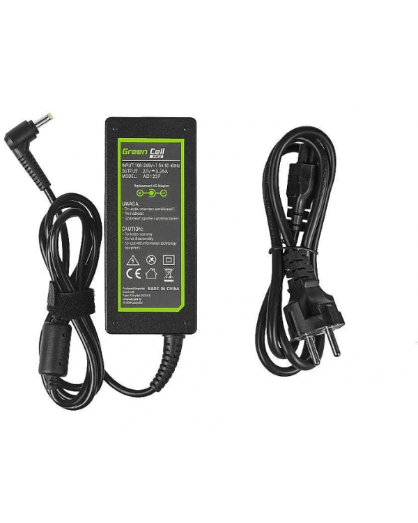 Green Cell AD123P PRO Зарядное устройство для ноутбука Lenovo 65W / 20V 3.25A / 4.0mm-1.7mm