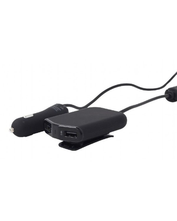 Gembird ACT-U4CAR-02 Многопортовое автомобильное зарядное устройство 24W