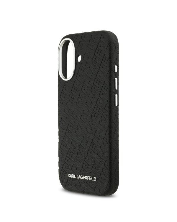 Karl Lagerfeld Grained PU Repeated Logo MagSafe Case Чехол для Apple iPhone 17