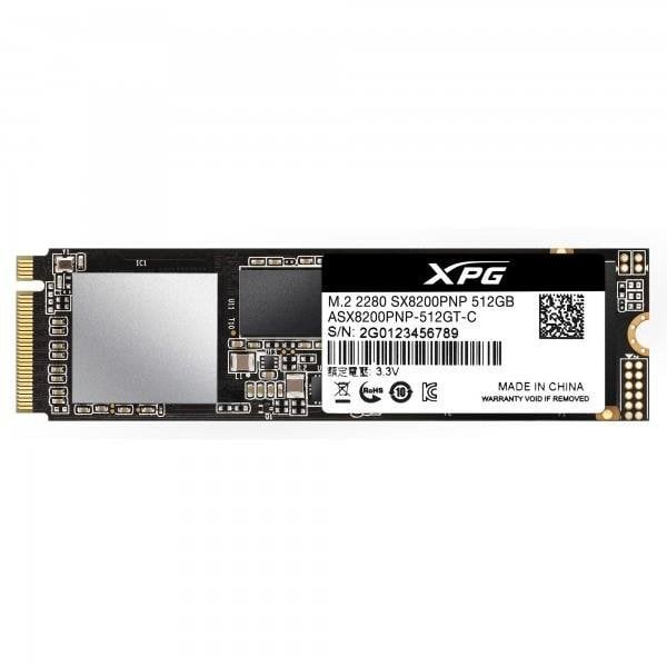 Adata XPG SX8200 PRO SSD 512GB PCIe Gen3x4 M.2 2280