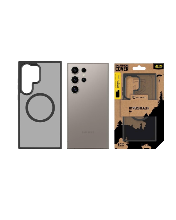 Дополнительное изображение книги «Tactical MagForce Hyperstealth Cover Защитный чехол для Samsung Galaxy S24 Ultra / асфальт»