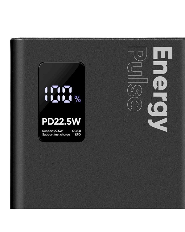OBAL:ME EnergyPulse Powerbank 10000mAh 22.5W Портативный аккумулятор / чёрный