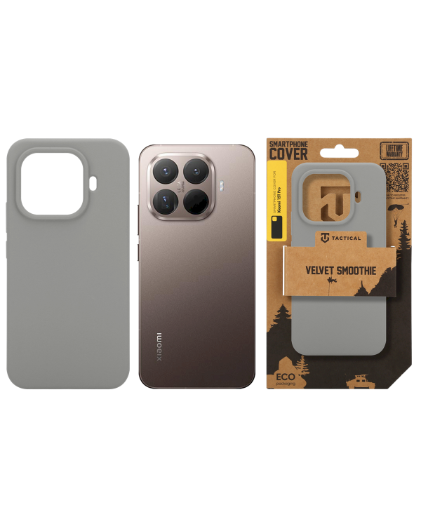 Tactical Velvet Smoothie Cover Защитный чехол для Xiaomi 15T Pro / туманный
