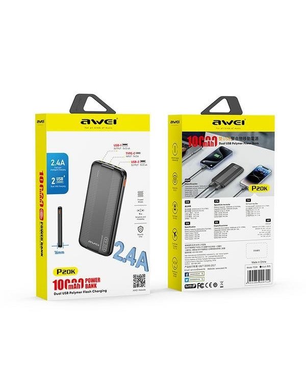 Awei P20K Повербанк 10000mAh