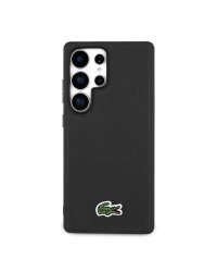 Lacoste Iconic Petit Pique Woven Logo MagSafe Case Чехол для Samsung Galaxy S25 Ultra