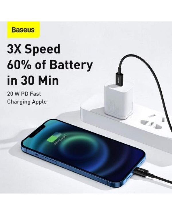 Baseus Superior Series Fast Charging Кабель Type-C / Lightning / PD / 20W / 1m