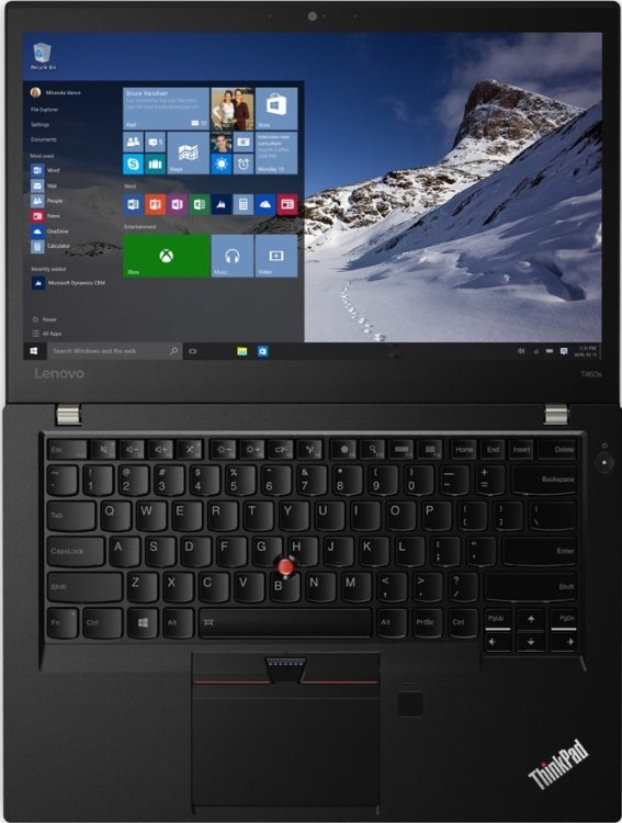 Lenovo ThinkPad T460s Портативный компьютер i5-6300U / 8GB / 256GB SSD / Windows 10 Pro
