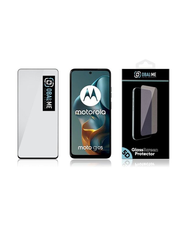 Дополнительное изображение книги «OBAL:ME 5D Glass Screen Protector Защитное стекло для Motorola G05/E15 / чёрный»