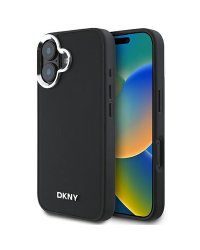 DKNY Plain Silver Logo MagSafe Защитный Чехол для Apple iPhone 16