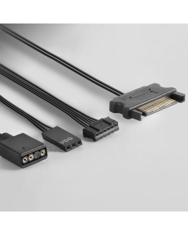 Mars Gaming MF-3DKIT Infinity Mirror ARGB 120mm Комплект кулеров для компьютера с дистанционным управлением