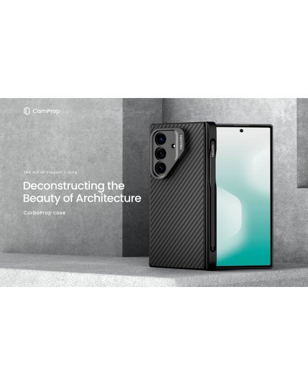 Дополнительное изображение книги «Nillkin CarboProp Aramid Magnetic Pen Slot Case Чехол для Samsung Galaxy Z Fold 7»