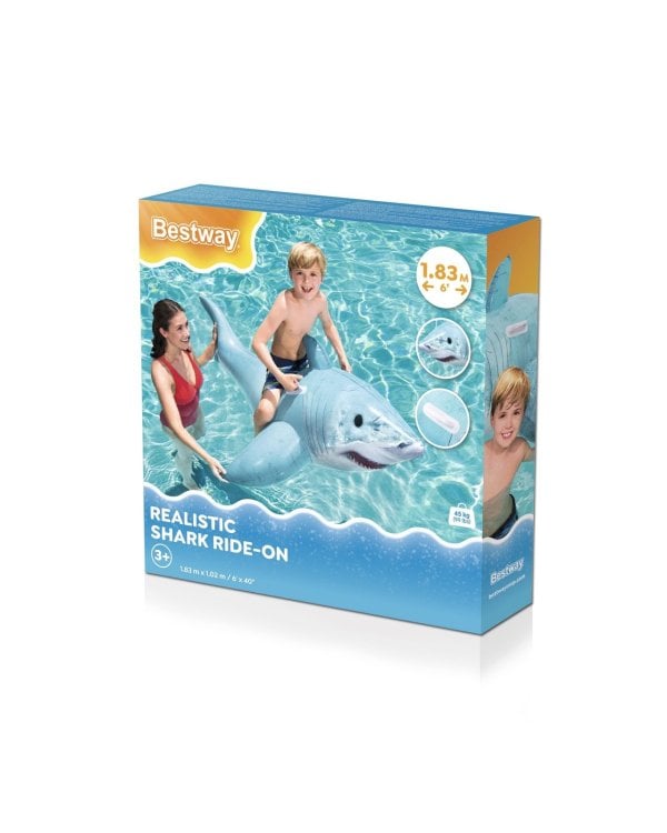BESTWAY 41405 Надувная Игрушка В Форме Акулы 183x102cm