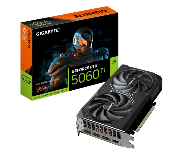 Gigabyte GeForce RTX 5060 Ti Windforce Max Видеокарта 8GB GDDR7