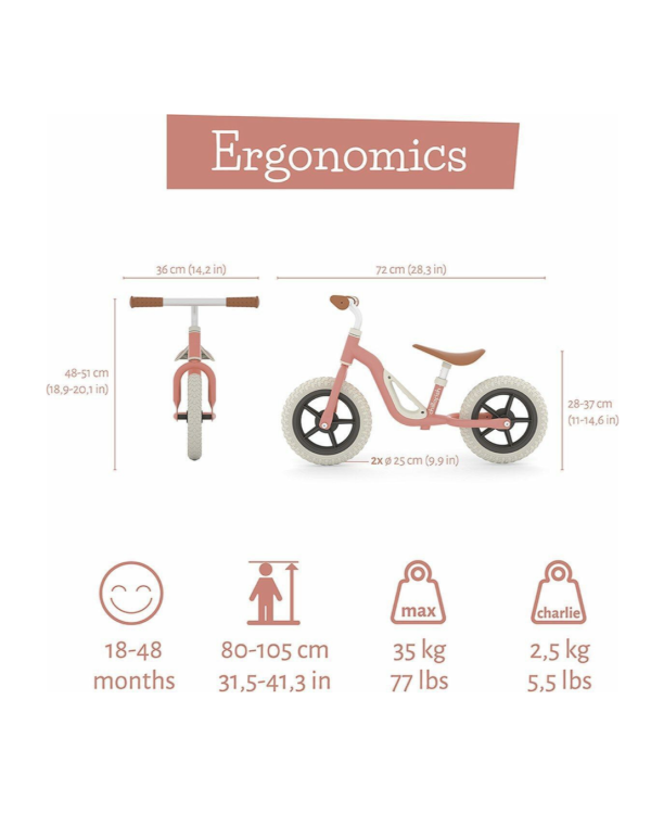 Chillafish Charlie Flamingo 10" Balance bike Велосипед