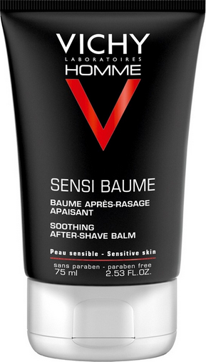 Vichy Homme Sensi Baume Успокаивающий бальзам после бритья 75 ml