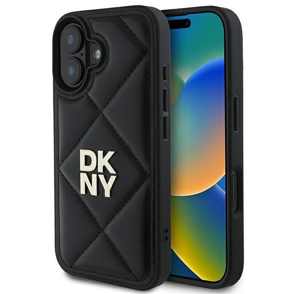 DKNY Quilted Stack Logo Защитный Чехол для Apple iPhone 16 DKNY Quilted Stack Logo Защитный Чехол для Apple iPhone 16