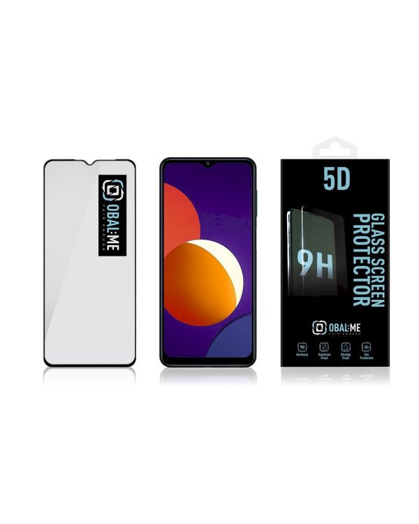 Дополнительное изображение книги «OBAL:ME 5D Glass Screen Protector Защитное стекло для Samsung Galaxy M12/A32 5G/A12/A02s / чёрный»