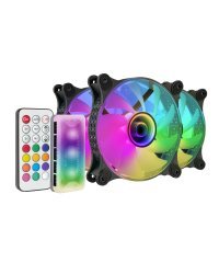 Mars Gaming MF-3DKIT Infinity Mirror ARGB 120mm Комплект кулеров для компьютера с дистанционным управлением