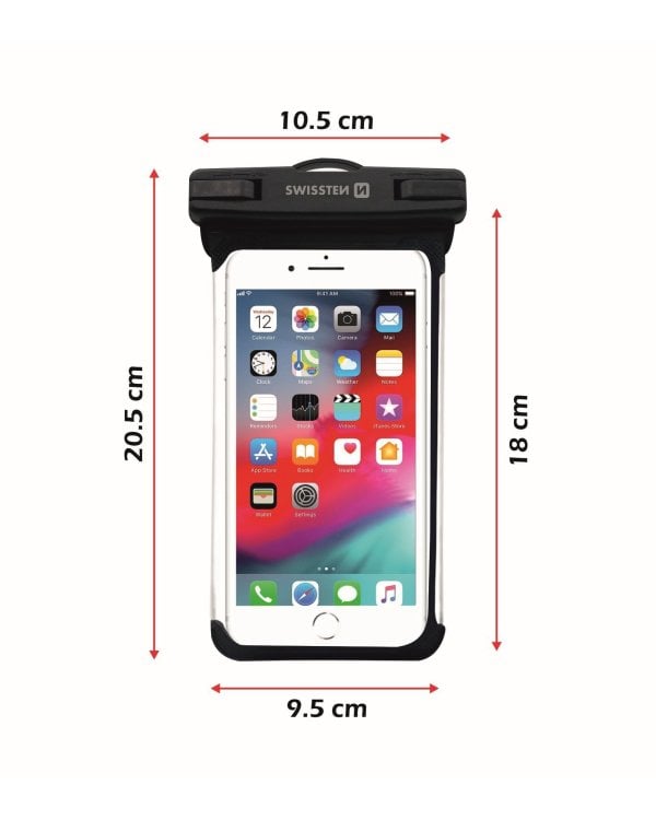 Swissten Водонепроницаемый чехол для телефонов IPX8