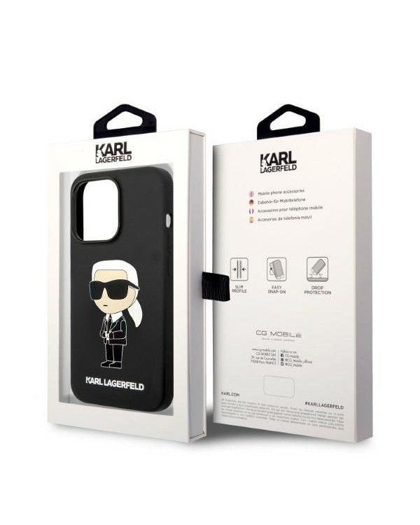 Karl Lagerfeld KLHMP14LSNIKBCK Чехол для Apple iPhone 14 Pro