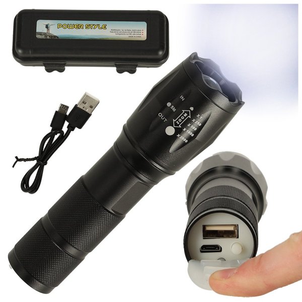 Обложка книги «RoGer LED USB Фонарик 1800 lm»