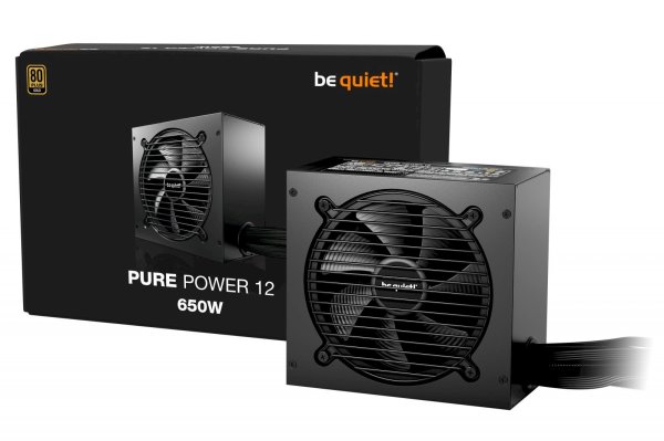 Be quiet! Pure Power 12 650W ATX 3.1 80+ GOLD
