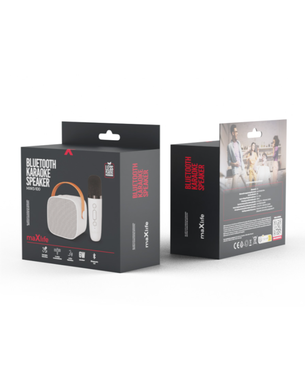 Maxlife MXKS-100 Bluetooth караоке Колонка + Микрофон