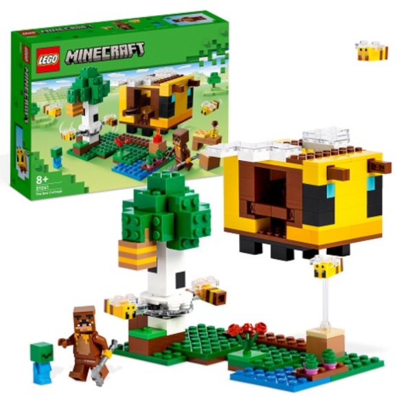 Обложка книги «LEGO 21241 Minecraft The Bee Cottage Конструктор»