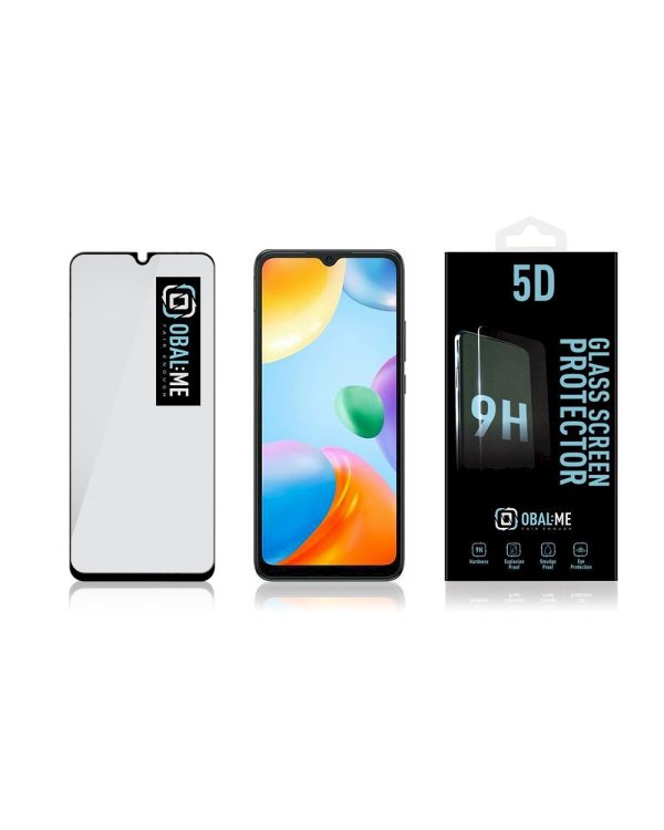 Дополнительное изображение книги «OBAL:ME 5D Glass Screen Protector Защитное стекло для Xiaomi Redmi 10C / чёрный»