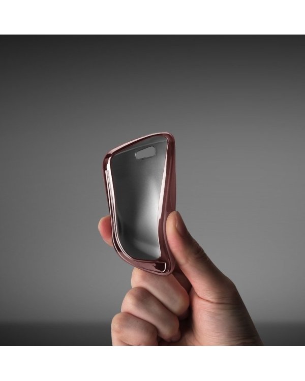 Dux Ducis Силиконовый Чехол для Автомобильных Ключей для Volkswagen Golf Розовый