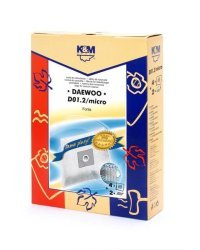 K&M oдноразовые мешки для пылесосов DAEWOO (4шт)