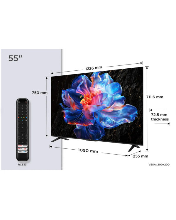 TCL V6C 4K Ultra HD Smart TV Телевизор 55"