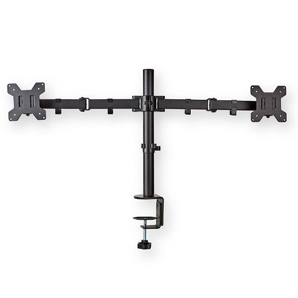 Nedis MMDOS110BK Galda monitora stiprinājums ar pilnu kustību 15–32" / 8kg / VESA 75x75 / 100x100