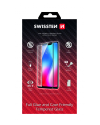 Swissten Full Face Tempered Glass Защитное стекло для экрана Huawei P40 Lite черный