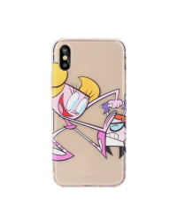 Cartoon Network Dexter Силиконовый чехол для Apple iPhone XR Dexter with Dee Dee