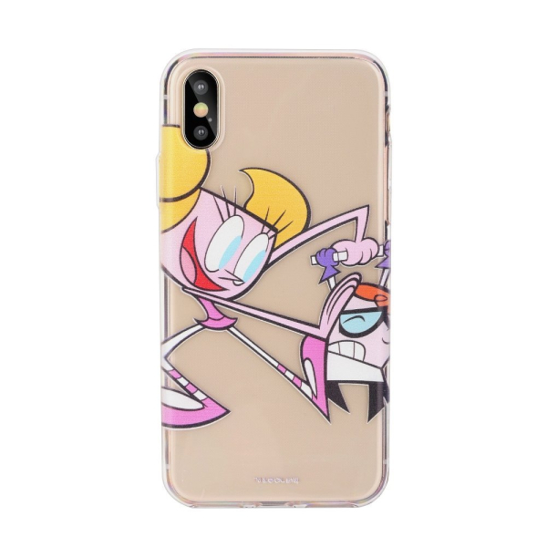 Cartoon Network Dexter Силиконовый чехол для Apple iPhone XR Dexter with Dee Dee