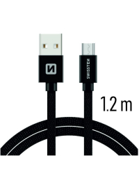 Swissten Textile Quick Charge Универсальный Micro USB Кабель данных 1.2m